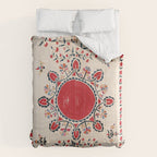 Tashkent Suzani Kokand Uzbekistan Embroidery Print Comforter Gallery Image 6