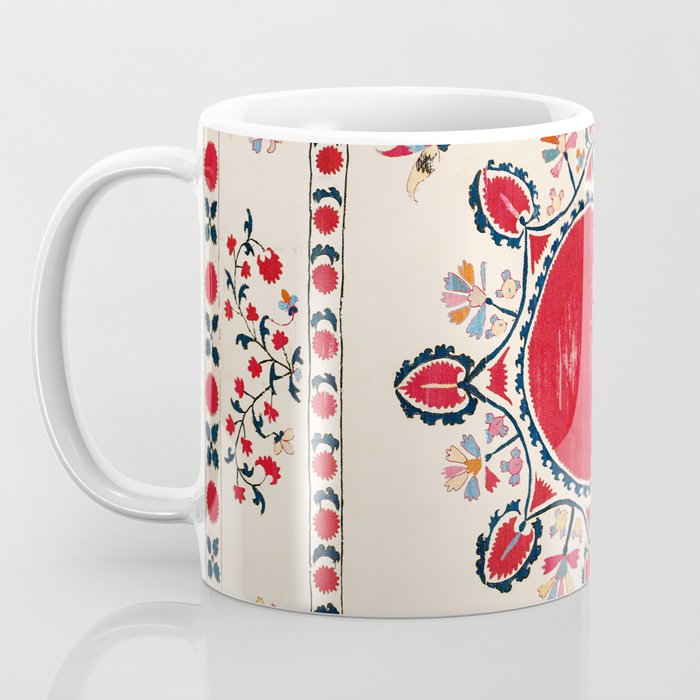 Tashkent Suzani Kokand Uzbekistan Embroidery Print Coffee Mug Gallery Image 3