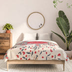 Tashkent Suzani Kokand Uzbekistan Embroidery Print Comforter Gallery Image 3