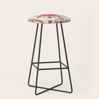 Tashkent Suzani Kokand Uzbekistan Embroidery Print Stool Gallery Image 1
