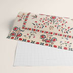 Tashkent Suzani Kokand Uzbekistan Embroidery Print Wrapping Paper Gallery Image 2