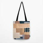 Modern Abstraction Mocha Mousse 3 Tote Bag Gallery Image 2