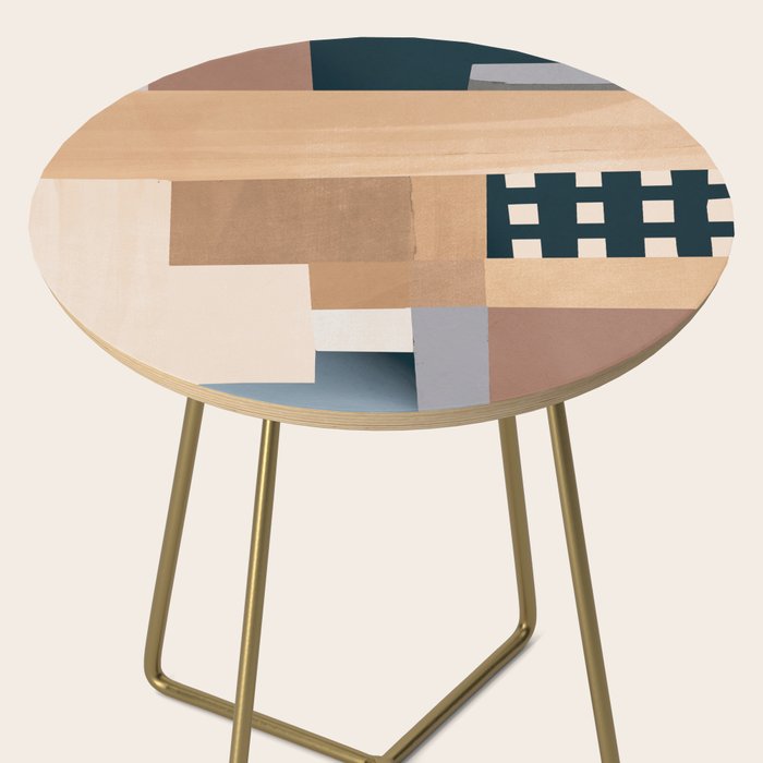 Modern Abstraction Mocha Mousse 3 Side Table Gallery Image 2