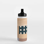 Modern Abstraction Mocha Mousse 3 Water Bottle Gallery Image 2