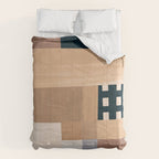 Modern Abstraction Mocha Mousse 3 Comforter Gallery Image 6