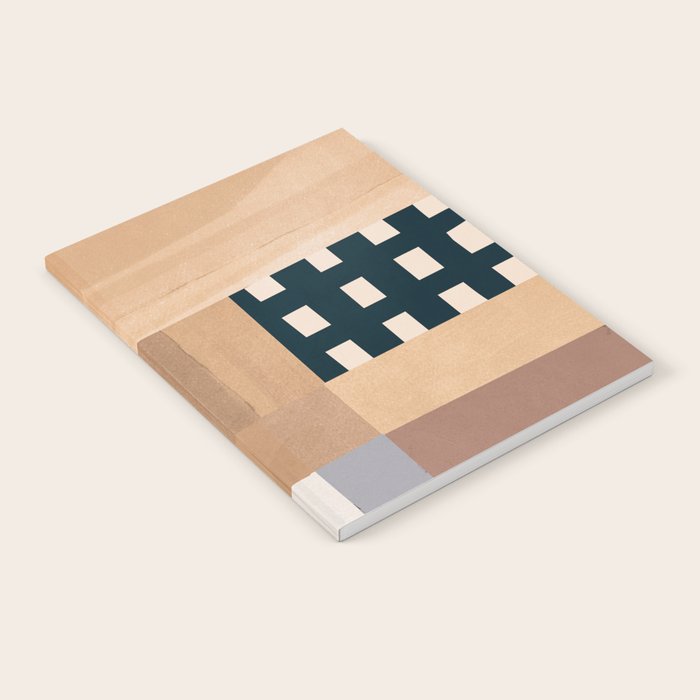 Modern Abstraction Mocha Mousse 3 Notebook Gallery Image 1
