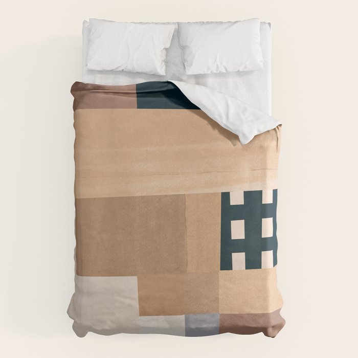 Modern Abstraction Mocha Mousse 3 Duvet Cover Gallery Image 6
