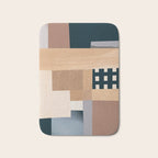 Modern Abstraction Mocha Mousse 3 Bath Mat Gallery Image 1