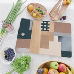 Modern Abstraction Mocha Mousse 3 Cutting Board Gallery Image 2