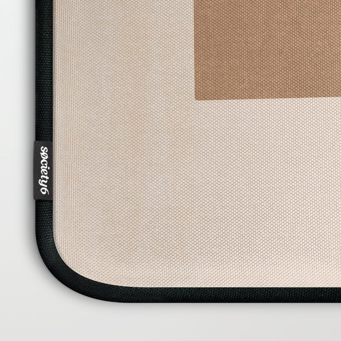 Modern Abstraction Mocha Mousse 3 Laptop Sleeve Gallery Image 3