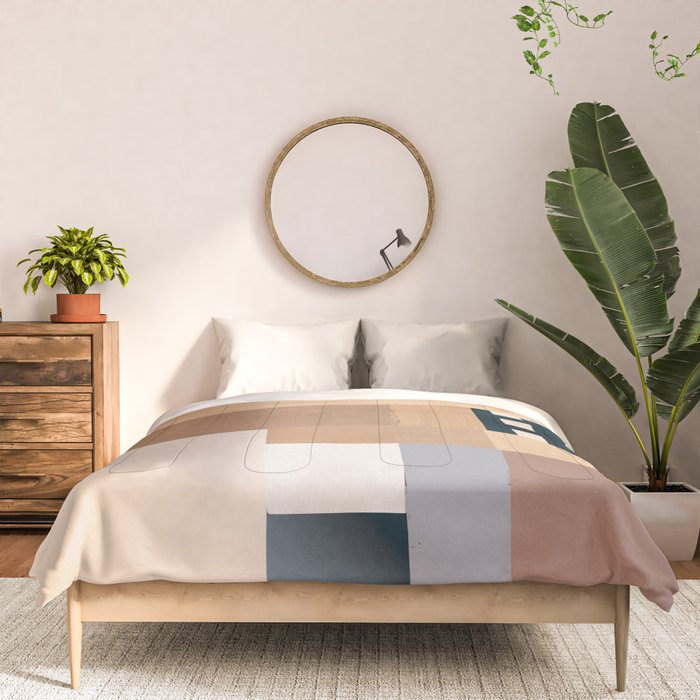 Modern Abstraction Mocha Mousse 3 Comforter Gallery Image 3