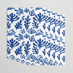 Matisse Blue Cut Outs Mid Century Modern Art Pattern Wrapping Paper Gallery Image 3