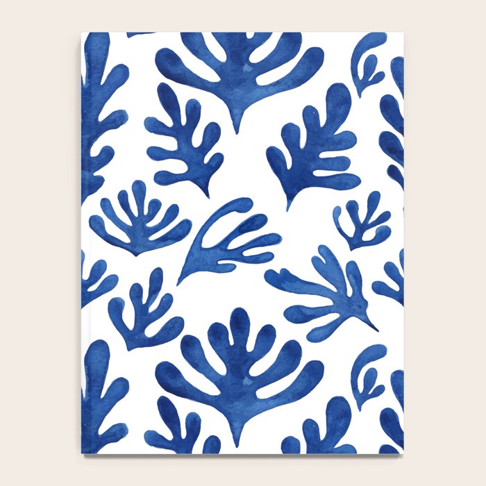 Matisse Blue Cut Outs Mid Century Modern Art Pattern Notebook Gallery Image 4