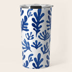 Matisse Blue Cut Outs Mid Century Modern Art Pattern Travel Mug Gallery Image 1