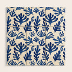Matisse Blue Cut Outs Mid Century Modern Art Pattern Wood Wall Art Gallery Image 1