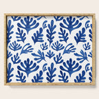 Matisse Blue Cut Outs Mid Century Modern Art Pattern Serving Tray Gallery Image 1