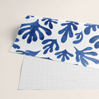Matisse Blue Cut Outs Mid Century Modern Art Pattern Wrapping Paper Gallery Image 2