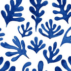 Matisse Blue Cut Outs Mid Century Modern Art Pattern Coffee Mug Gallery Image 2