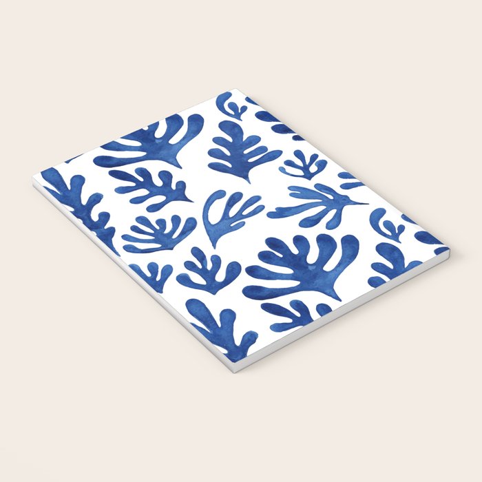 Matisse Blue Cut Outs Mid Century Modern Art Pattern Notebook Gallery Image 3