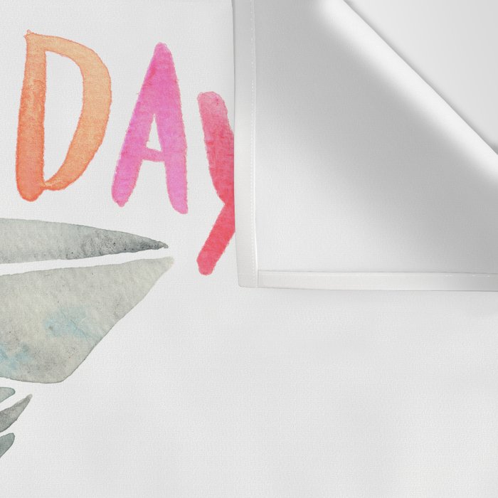What a Day for a Day Drink â Melon Typography Wall Tapestry Gallery Image 3