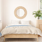 Nantucket whale nautical ocean wharf Massachusetts cottage beach house art Duvet Cover Gallery Image 3