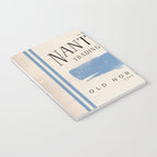 Nantucket whale nautical ocean wharf Massachusetts cottage beach house art Notebook Gallery Image 3