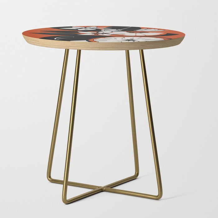 Line Art Oranges 2 Side Table Gallery Image 1