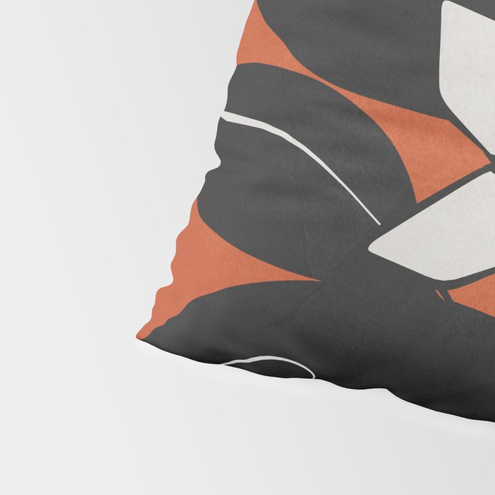 Line Art Oranges 2 Pillow Sham Gallery Image 4