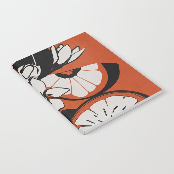 Line Art Oranges 2 Notebook Gallery Image 1