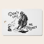 Don't Call Me Honey: Black & White Version Cutting Board Gallery Image 1
