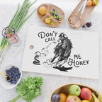Don't Call Me Honey: Black & White Version Cutting Board Gallery Image 2