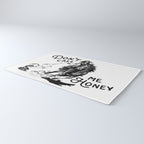 Don't Call Me Honey: Black & White Version Rug Gallery Image 3