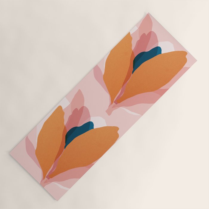 Abstraction_Floral_Blossom Yoga Mat Gallery Image 1