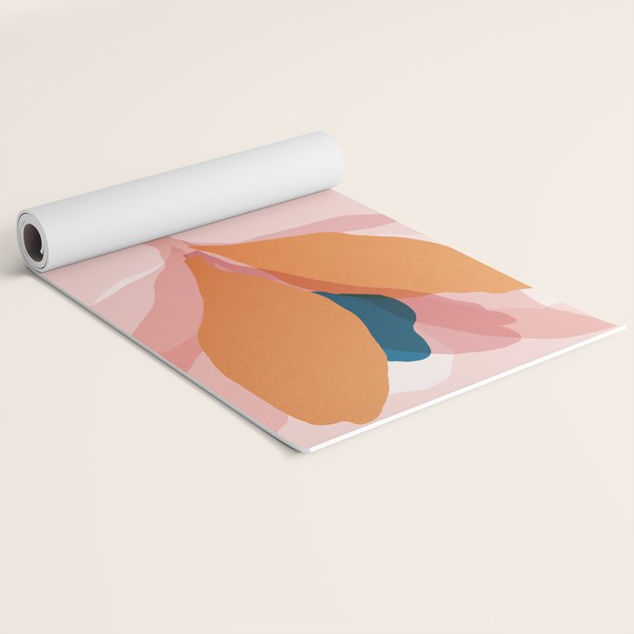 Abstraction_Floral_Blossom Yoga Mat Gallery Image 2