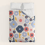Big colorful flowers pattern Comforter Gallery Image 6