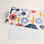 Big colorful flowers pattern Wrapping Paper Gallery Image 2