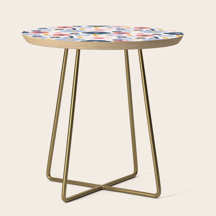 Big colorful flowers pattern Side Table Gallery Image 1