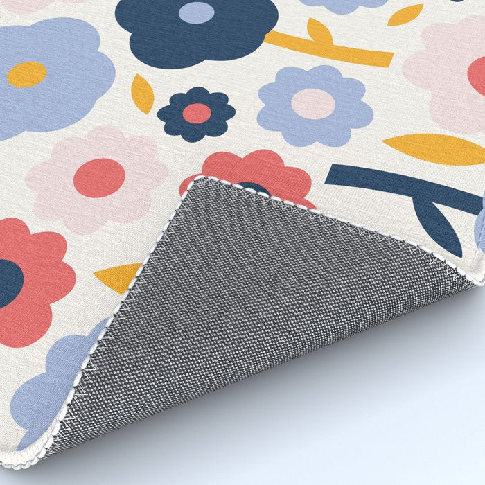 Big colorful flowers pattern Rug Gallery Image 4