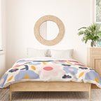 Big colorful flowers pattern Duvet Cover Gallery Image 3