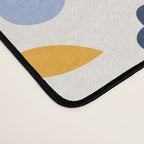 Big colorful flowers pattern Desk Mat Gallery Image 4