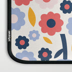 Big colorful flowers pattern Laptop Sleeve Gallery Image 3