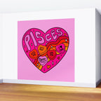 Pisces Valentine Wall Mural Gallery Image 2