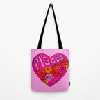 Pisces Valentine Tote Bag Gallery Image 2