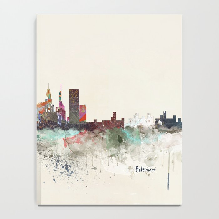 baltimore maryland skyline Notebook Gallery Image 4