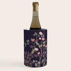 Chinoiserie Dark Blooming Peony Floral Fresco Garden Wine Chiller Gallery Image 3