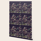 Chinoiserie Dark Blooming Peony Floral Fresco Garden Wallpaper Gallery Image 2
