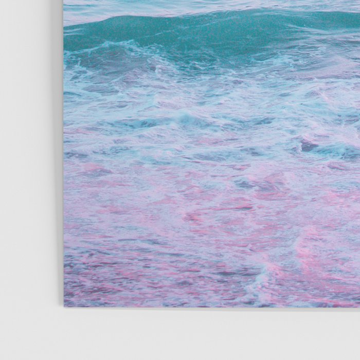 Candy Waves | Pastel Ocean Shoreline off Coast of California  Poster Gallery Image 3