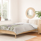 Lavender Flower Illustration Duvet Cover Gallery Image 2