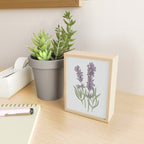 Lavender Flower Illustration Mini Art Print Gallery Image 2