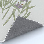 Lavender Flower Illustration Rug Gallery Image 4